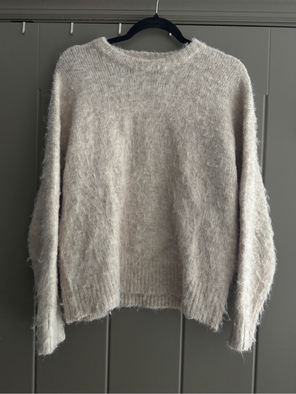 ASTR Cozy Crewneck Women's Sweater in Light Beige - Size Small, worn once
